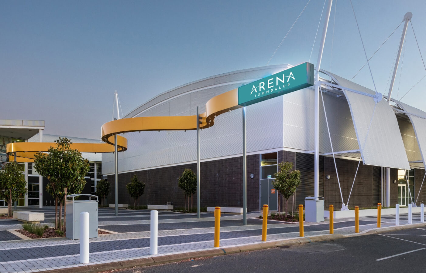 Front of the Arena Joondalup main building