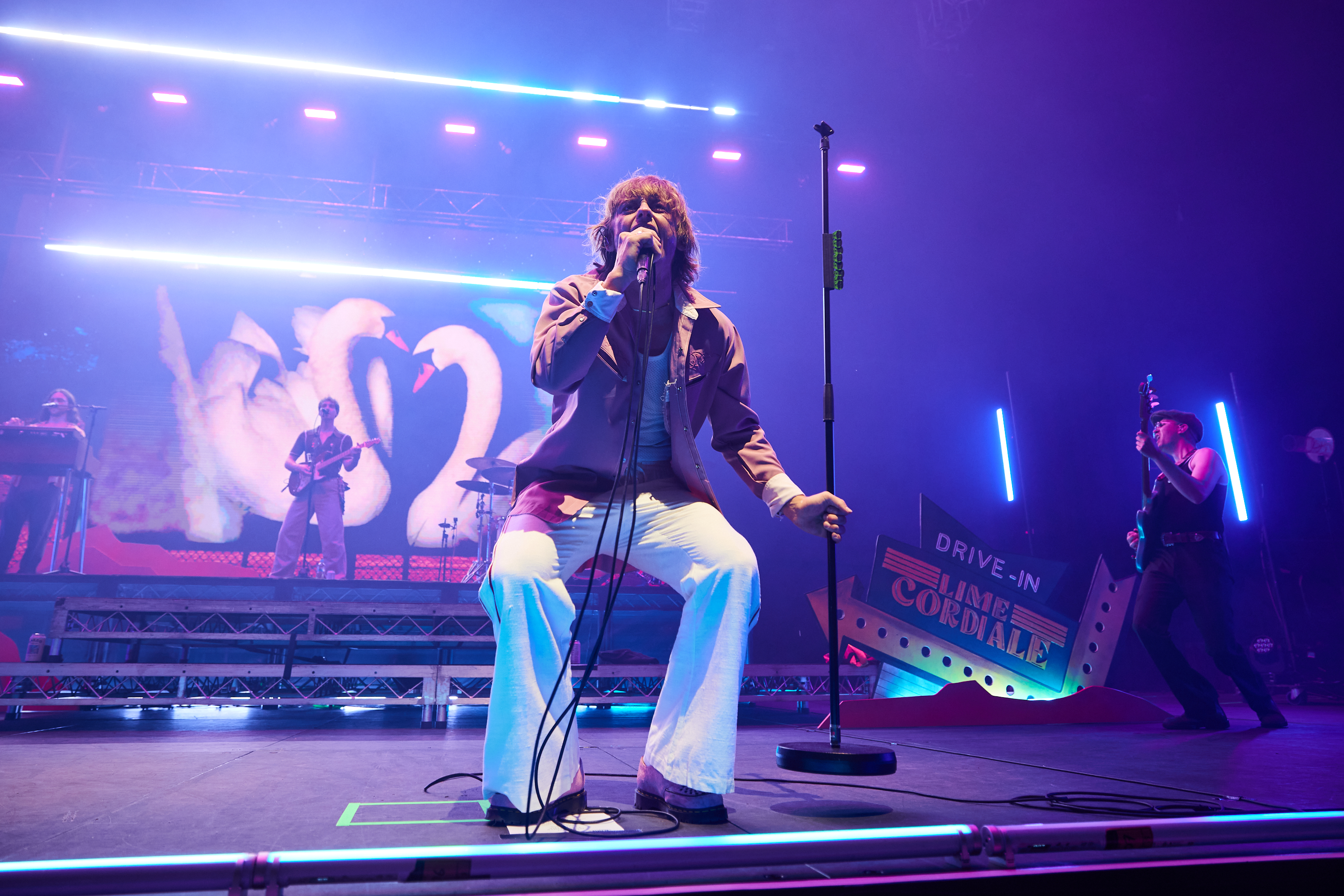 A photo of artists Lime Cordiale performing at Perth HPC