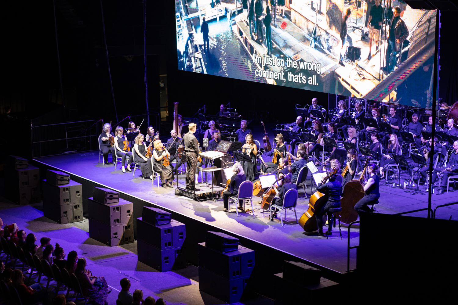 A photo of the West Australian Symphony Orchestra performing at Perth HPC