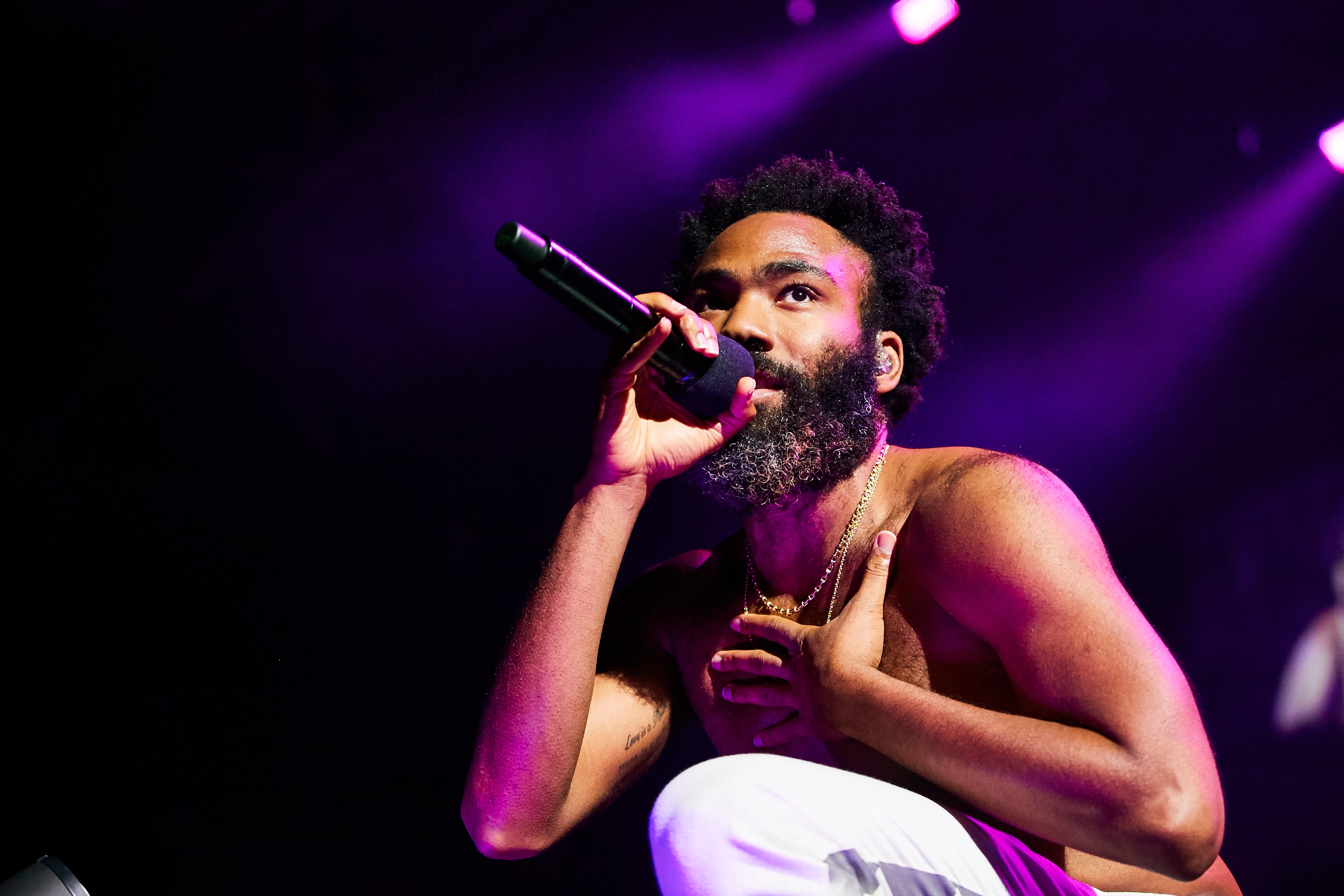 Childish Gambino performing at Perth HPC