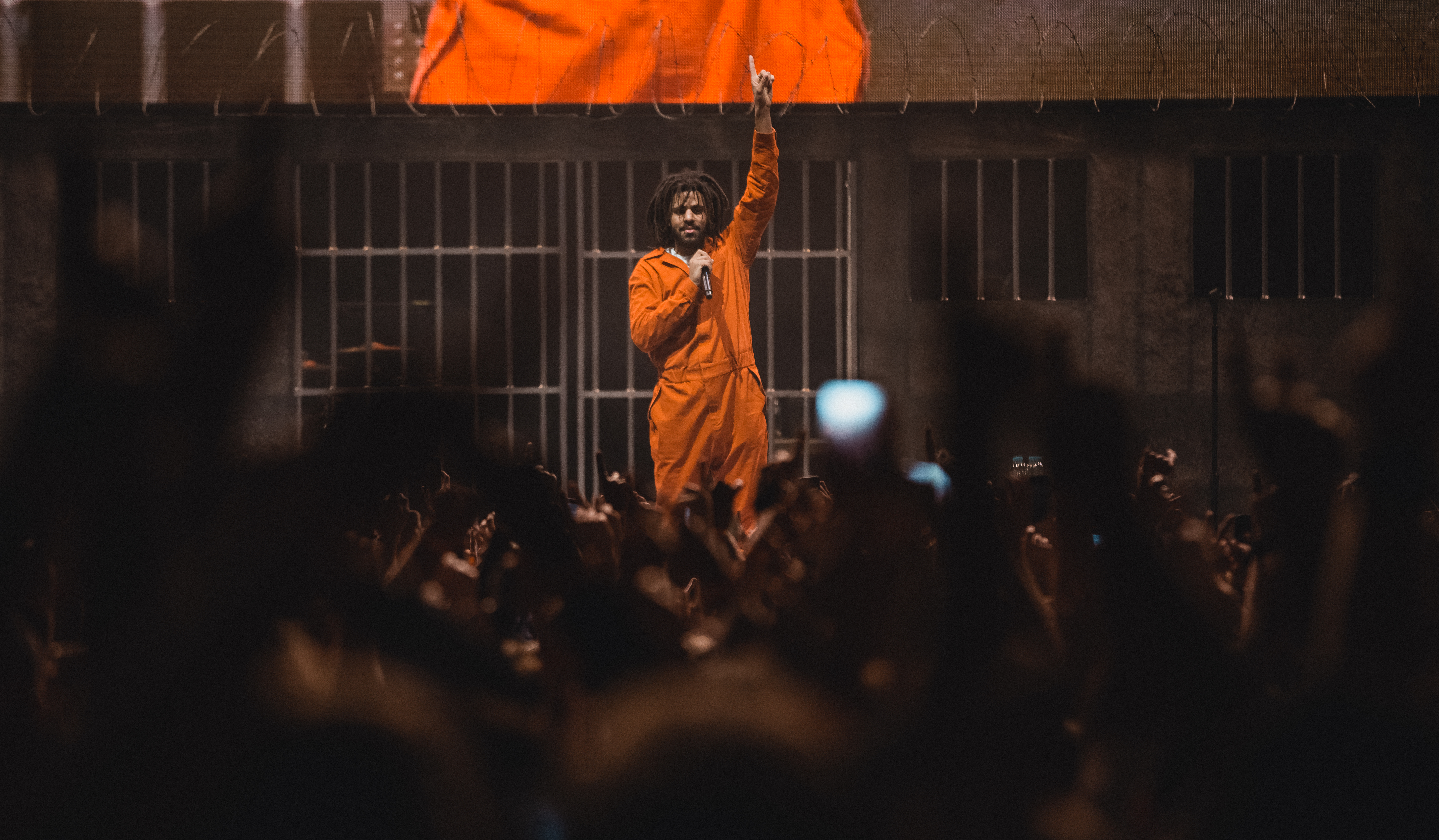 J Cole performing at Perth HPC